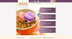 Desktop Screenshot of adoracalcium.com
